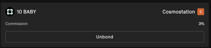 BABY Staking via Web Step 8.2