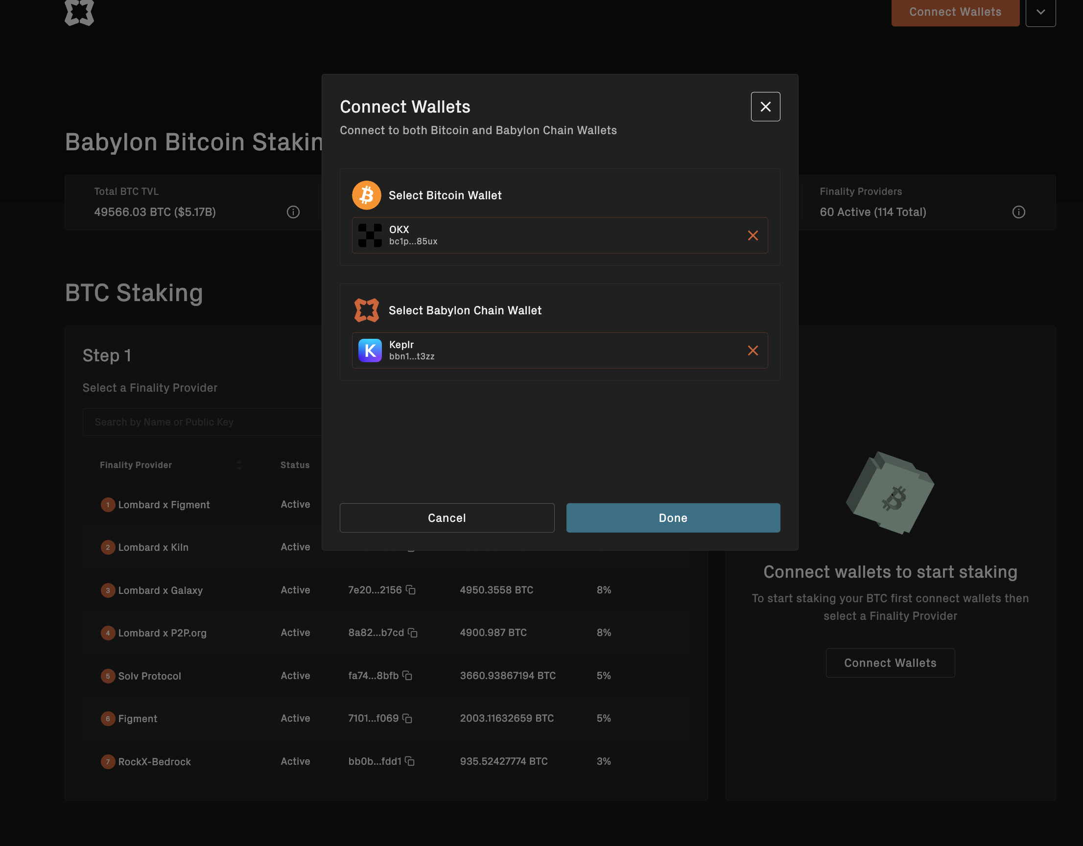 Babylon Staking Web App