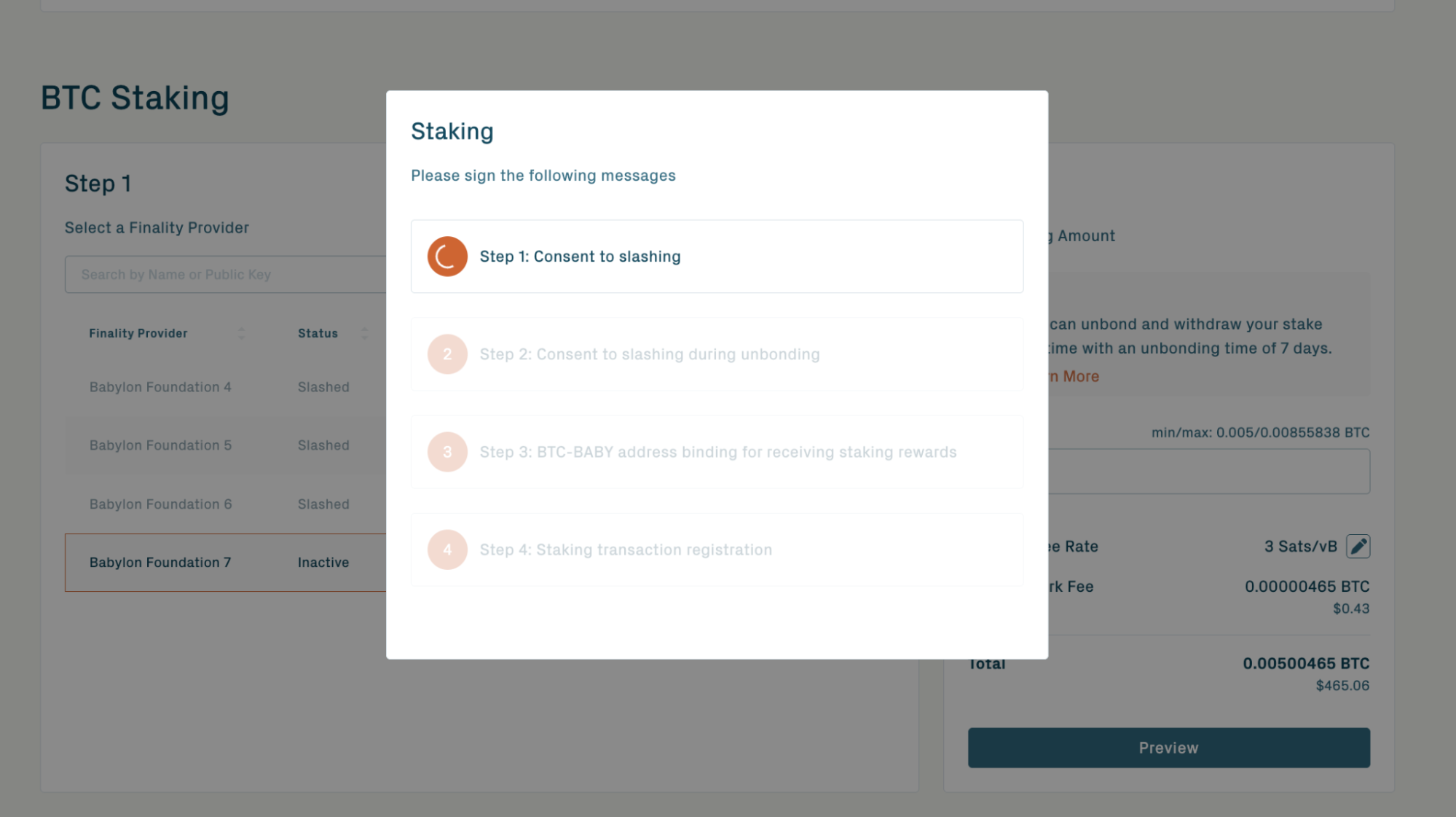 Babylon Staking Web App