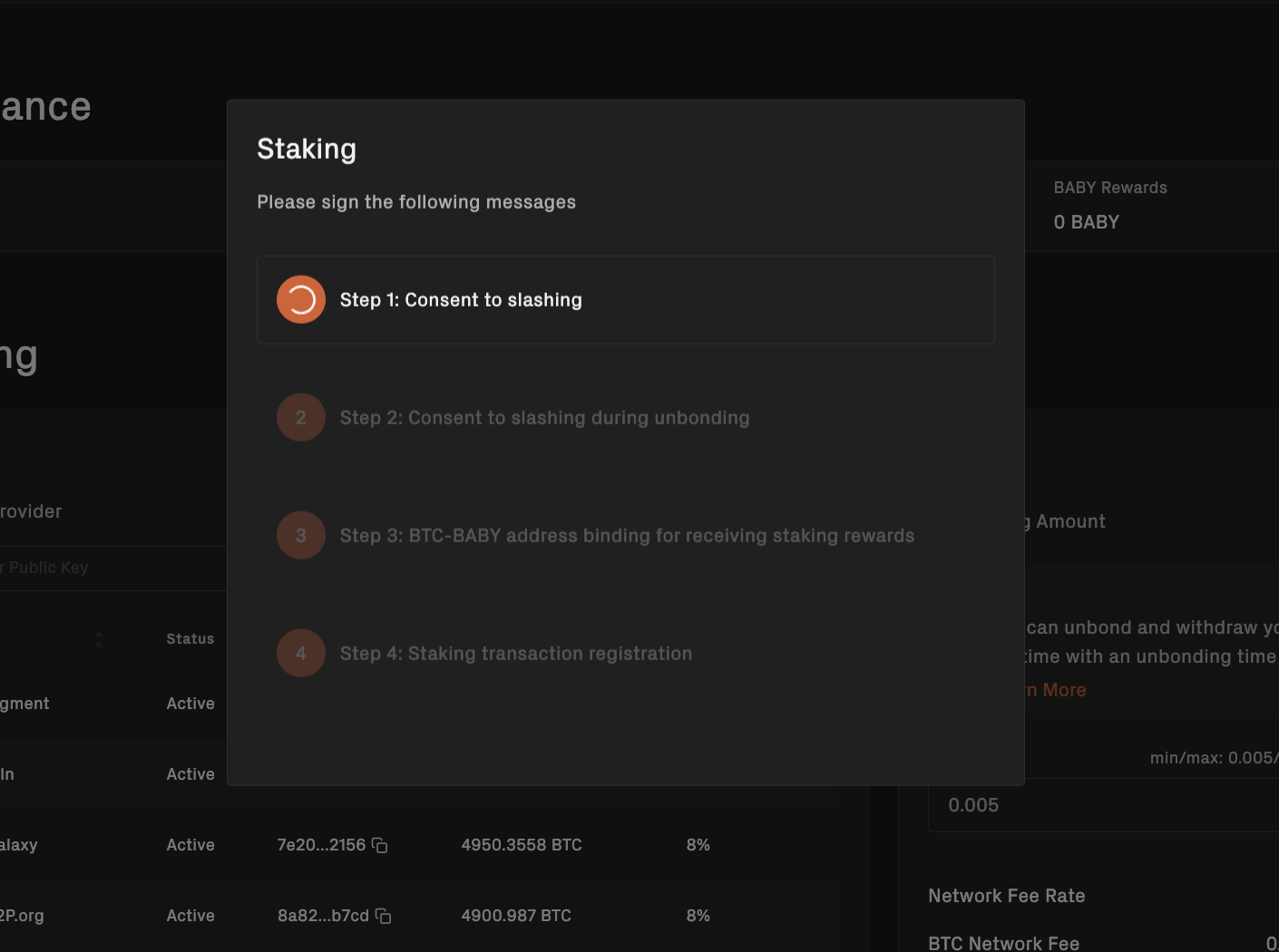 Babylon Staking Web App